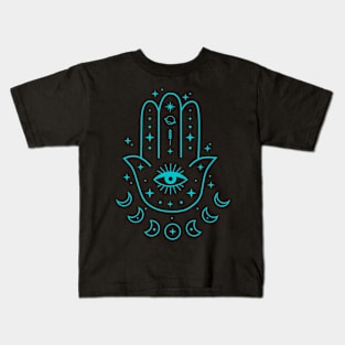 Hamsá, the hand! Kids T-Shirt